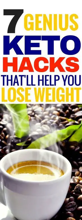 7 genius keto hacks that’ll help you lose weight! #Keto #lowcarb #ketotips #loseweight 