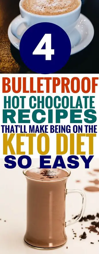 These bulletproof hot chocolate recipes are THE BEST! I'm so glad I found these bullet proof hot chocoalte recipes that help me feel satisfied throughout the day and make being on the ketogenic diet so much easier. Pinning this for later! #keto #ketogenic #hotchocolate #ketogenicdiet #loseweightfast #ketorecipes #fatloss