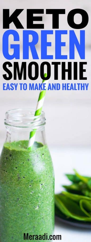 This keto green smoothie is THE BEST! I'm so glad I've found such an easy and healthy keto green smoothie recipe. Now I can enjoy a tasty smoothie on my keto diet! Definitely pinning this for later! #keto #ketodiet #ketogenicdiet #smoothies #greensmoothies