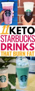 These keto Starbucks drinks are THE BEST! Plus they're perfect for keeping me burning fat on the low carb diet. I'm so glad I found these keto Starbucks fat burning drinks. Now I can truly enjoy my self guilt free when I choose to go to Starbucks! definitely pinning this for later #keto #ketodiet #ketogenic #lchf
