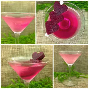 Keto Pretty in Pink Cocktail: Pickled Beet Dirty Martini