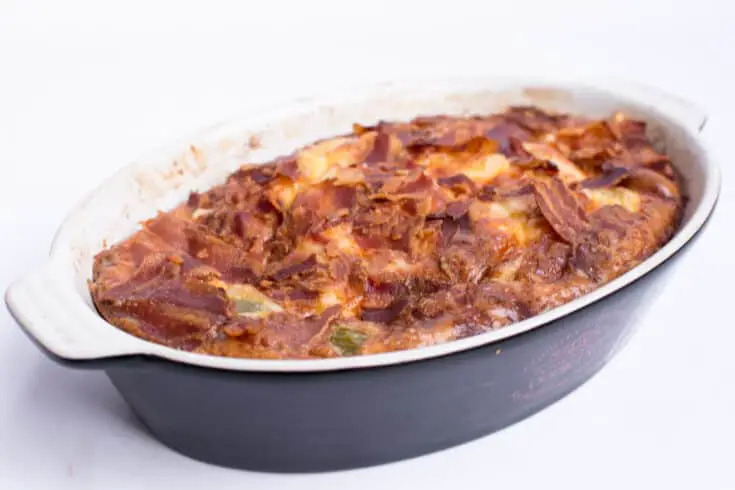Keto Casserole With Bacon and Cauliflower