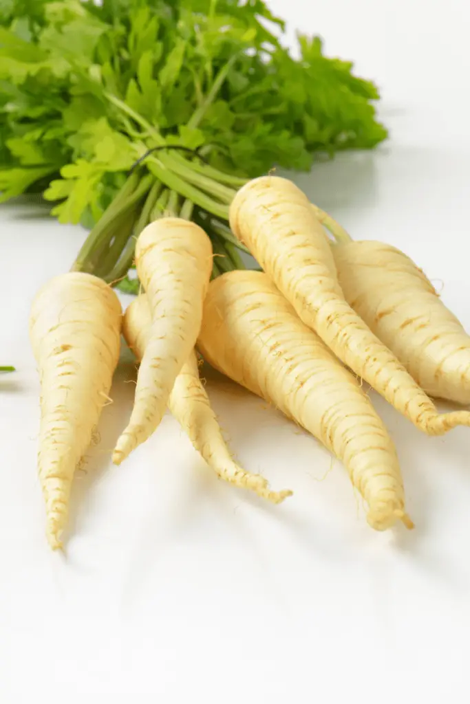 white carrots - alternative for parsnips 