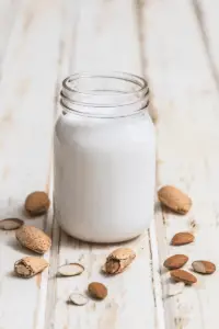 Almond milk for biscuits