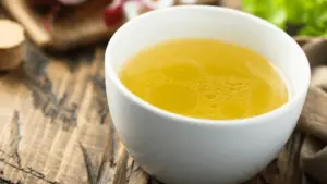 Chicken broth and butter