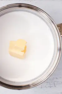 milk and butter mixture