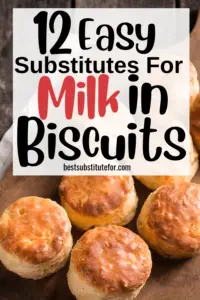 Looking for a great substitute for milk in biscuits? Keep reading to find out how you can use items you may have in your kitchen to replace milk in any homemade biscuit recipe.