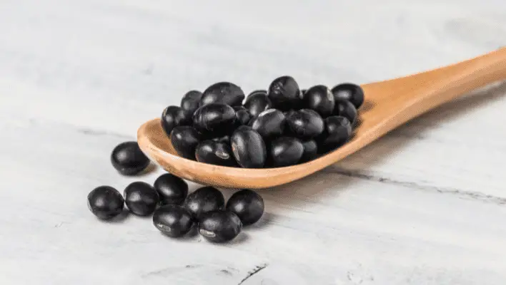 black mung beans