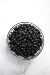 Black turtle beans (or black beans)