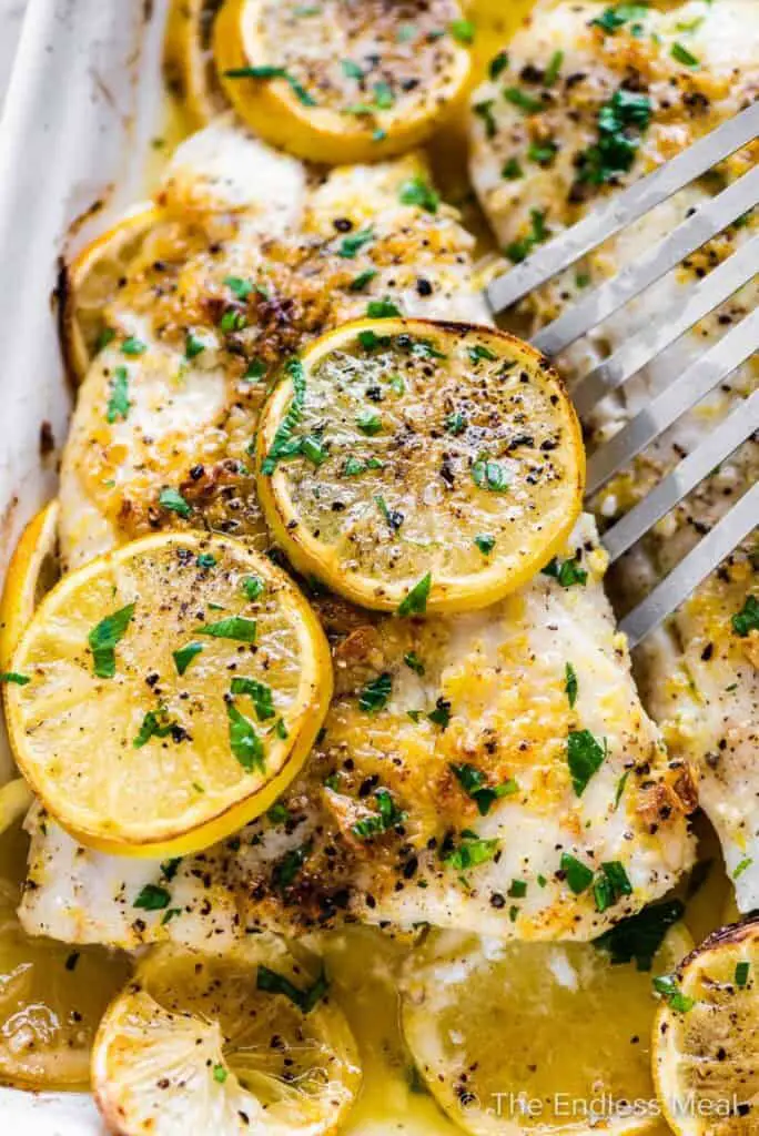 lemon garlic butter fish