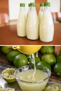 Milk and lime juice