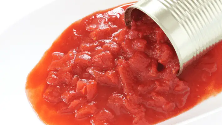canned diced tomatoes