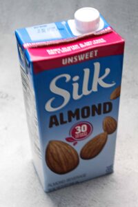 almond milk for cereal
