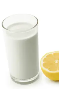 milk + lemon juice