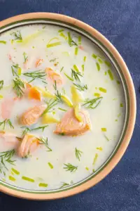 salmon soup