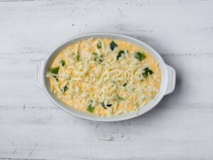 top egg casserole with cheese