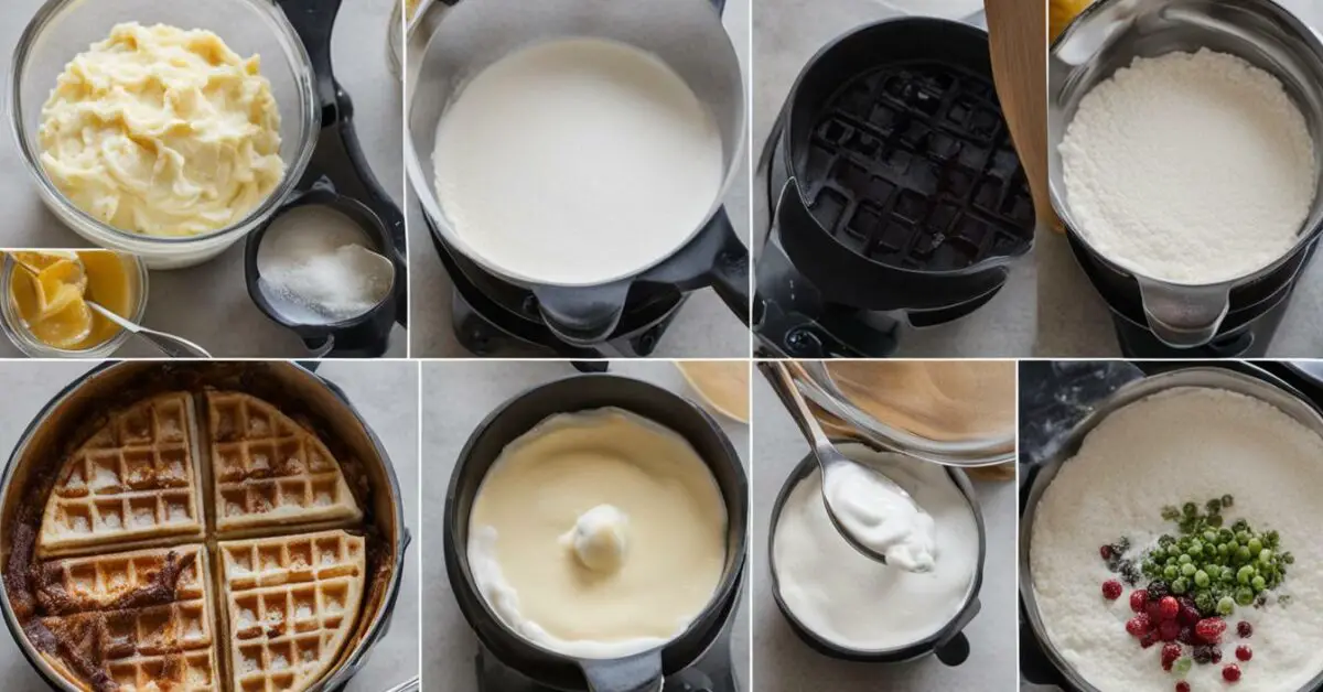 substitute for baking powder in waffles